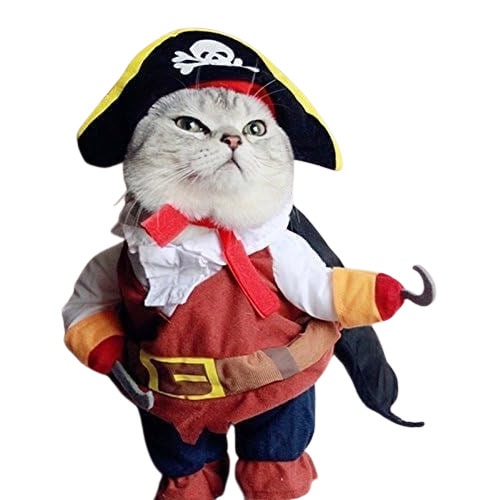 Idepet Pet Pirate Cat Costume
