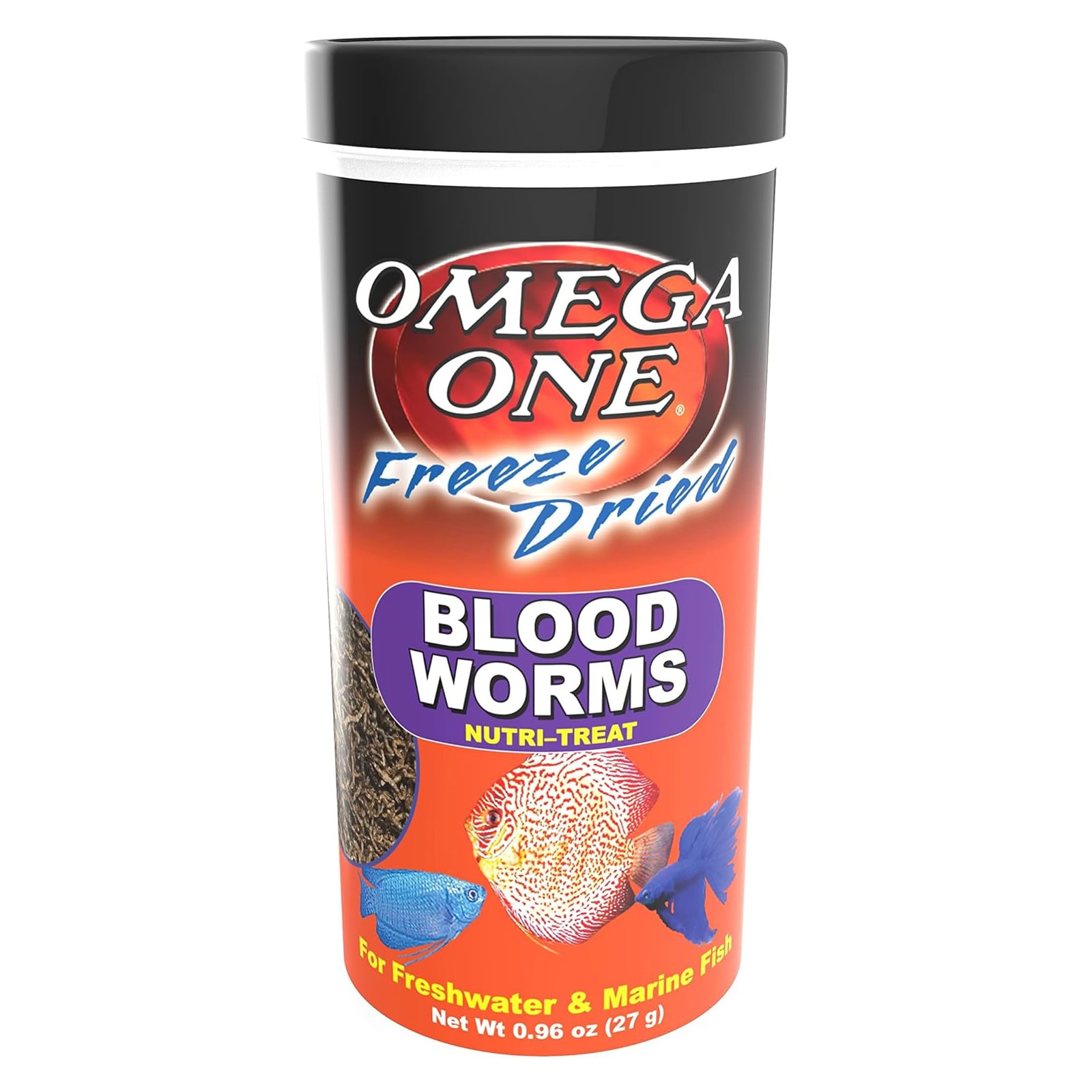 Omega One Freeze-Dried Blood Worms