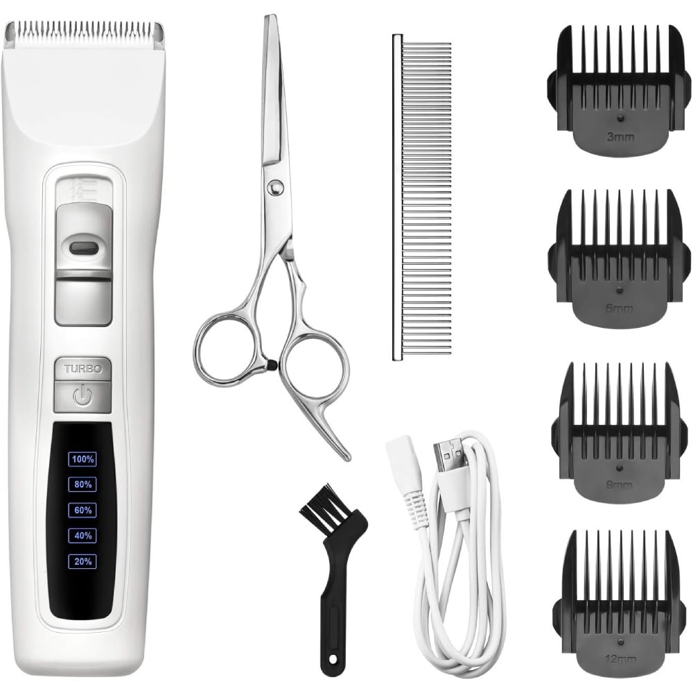 Bousnic Cordless Dog Grooming Clippers