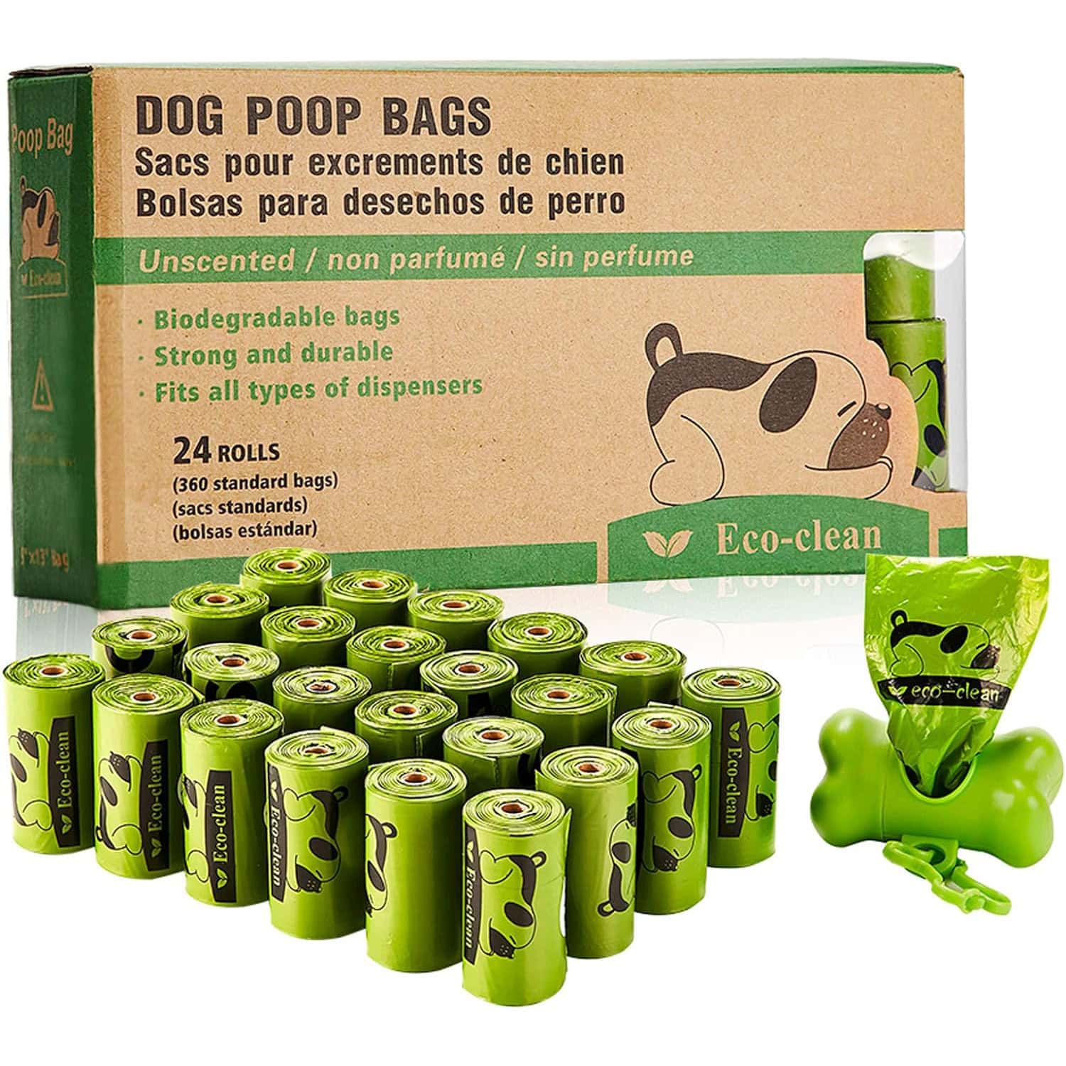 ECO-CLEAN Biodegradable Dog Poop-Bags