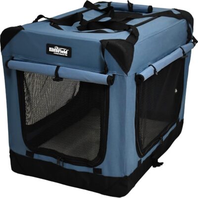 EliteField 4-Door Folding Soft Dog Crate