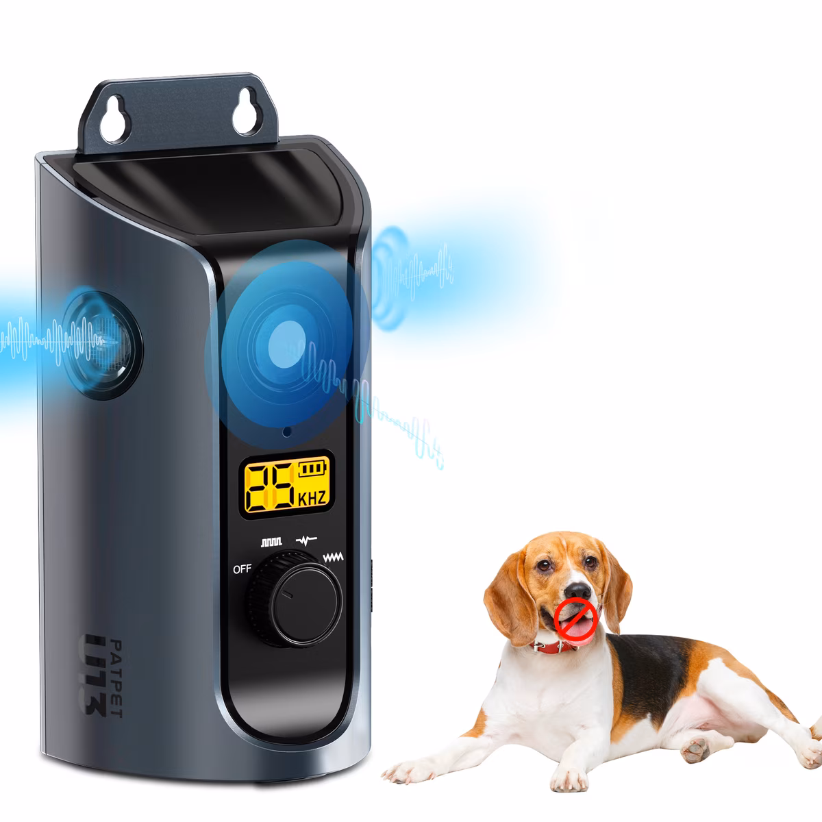 PATPET Solar-Powered Ultrasonic Bark Control Device
