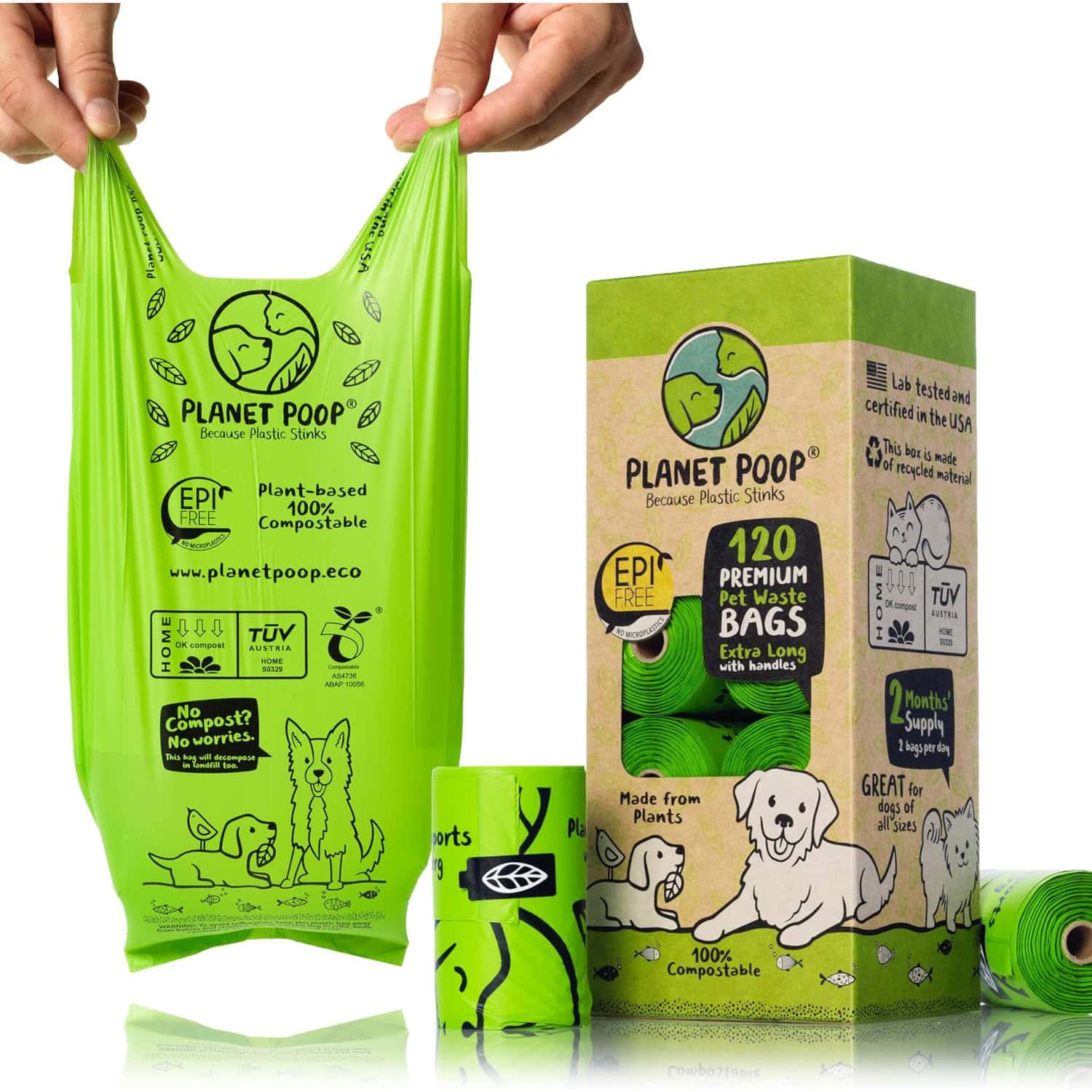 PLANET POOP Biodegradable Bags for Dogs