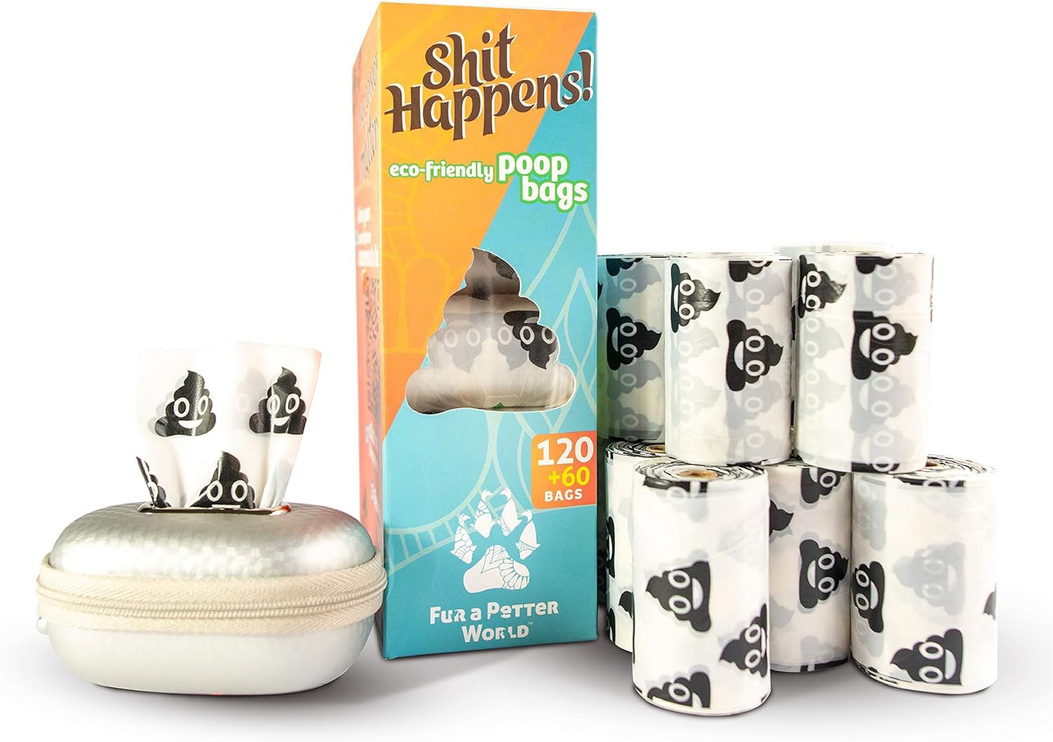 Shit Happens Biodegradable Poop Bags for Dogs