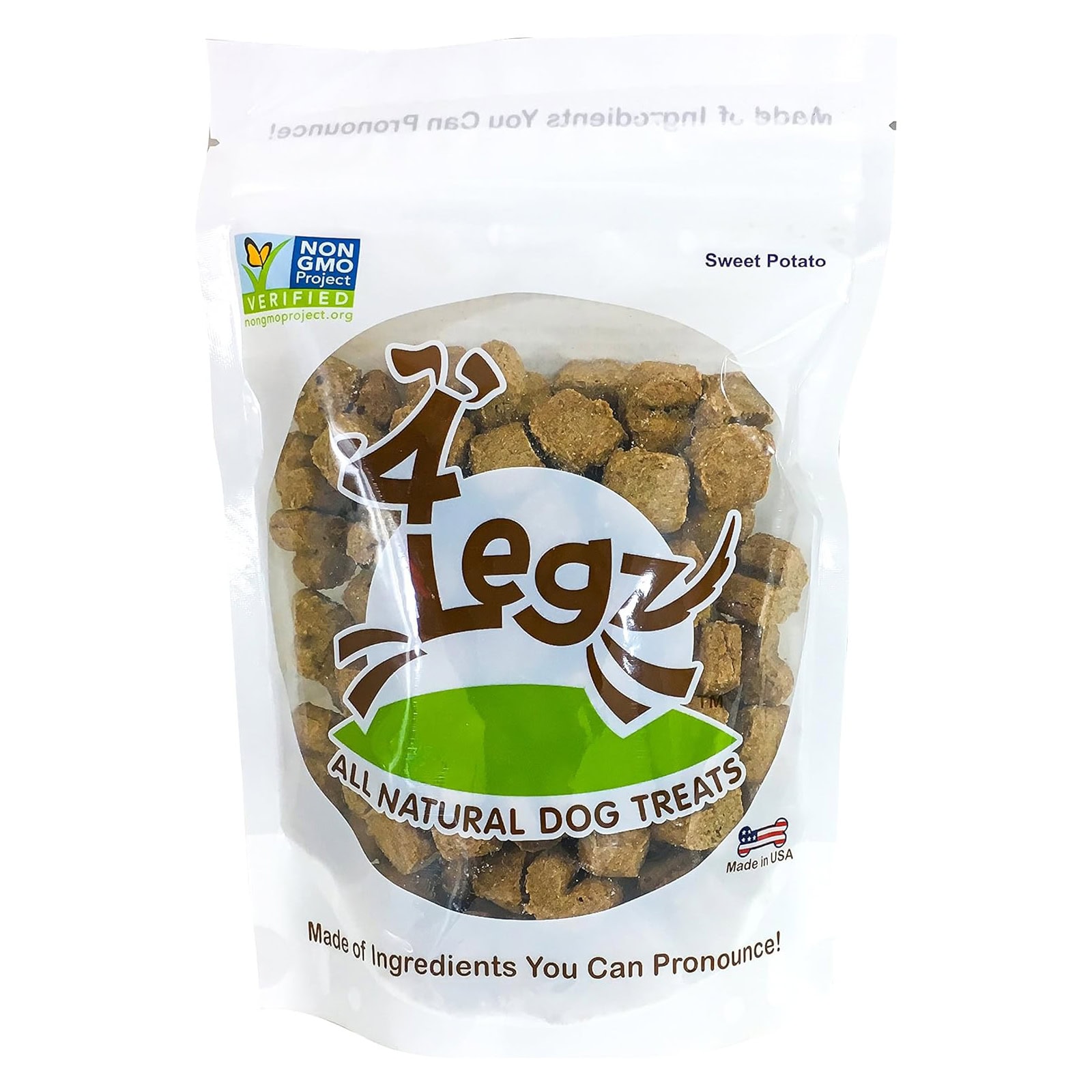 4Legz Organic Sweet Potatoes All Natural Crunchy Non-GMO Dog Treats
