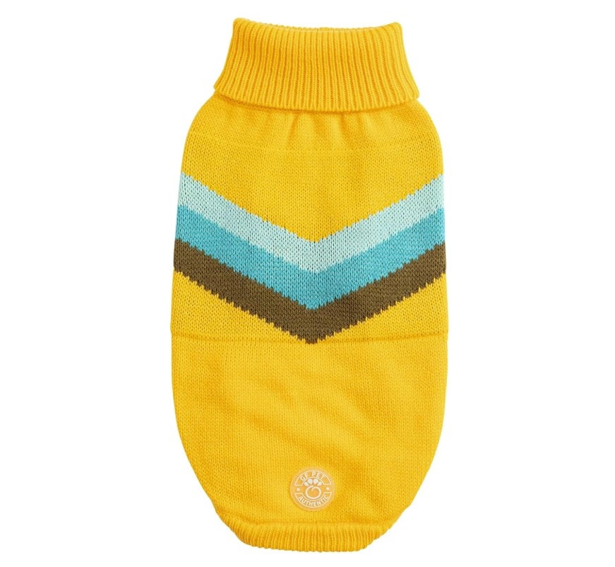 GF Pet Yellow Alpine Dog Sweater