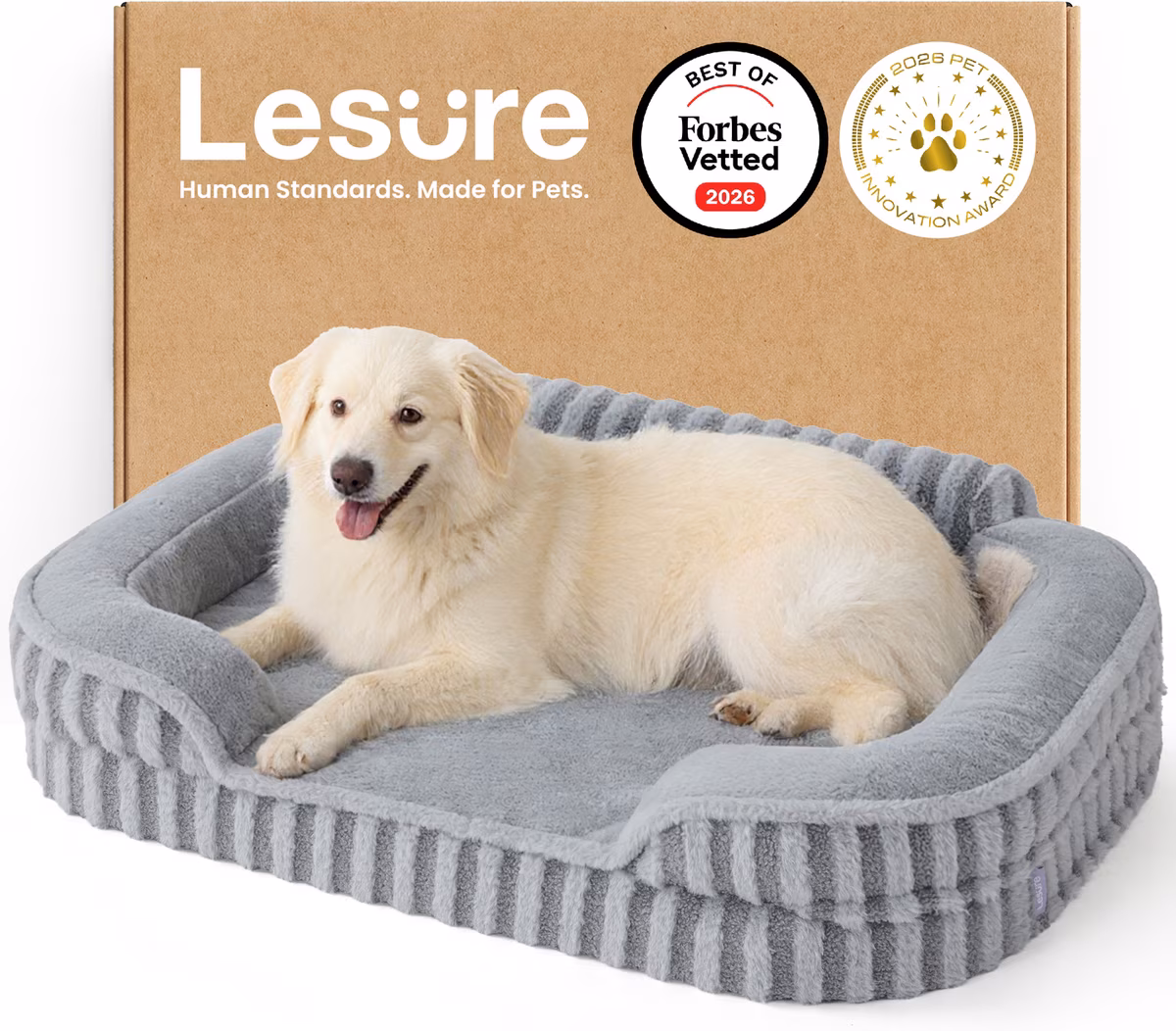 Lesure High Back Orthopedic Dog Sofa Bed