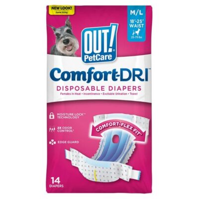 OUT! Petcare Disposable Female Dog Diapers