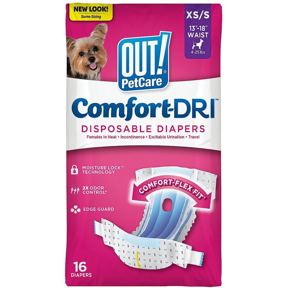 OUT! Petcare Disposable Female Dog Diapers