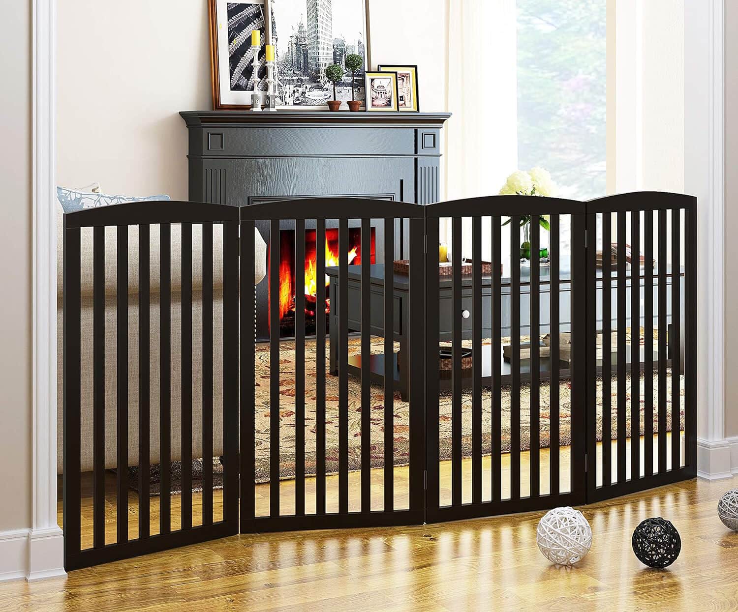 PAWLAND Freestanding Pet Gate