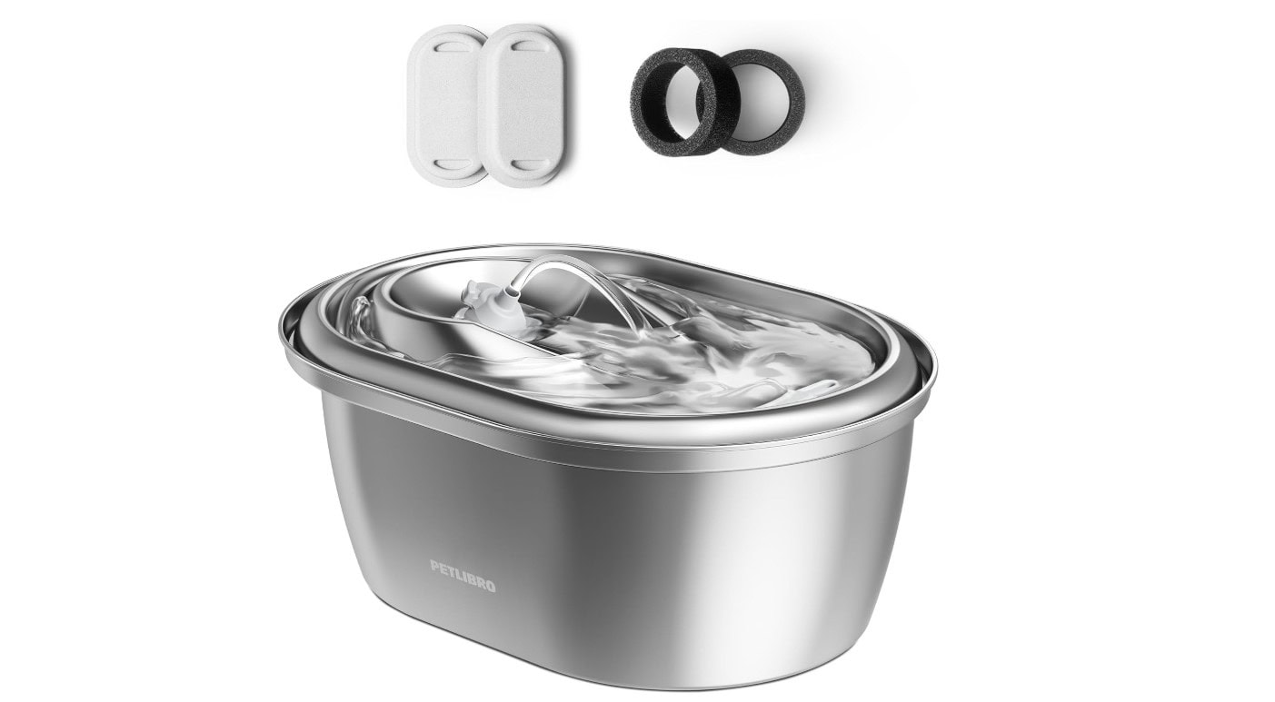 PETLIBRO Stainless Steel Cat Water Fountain 1