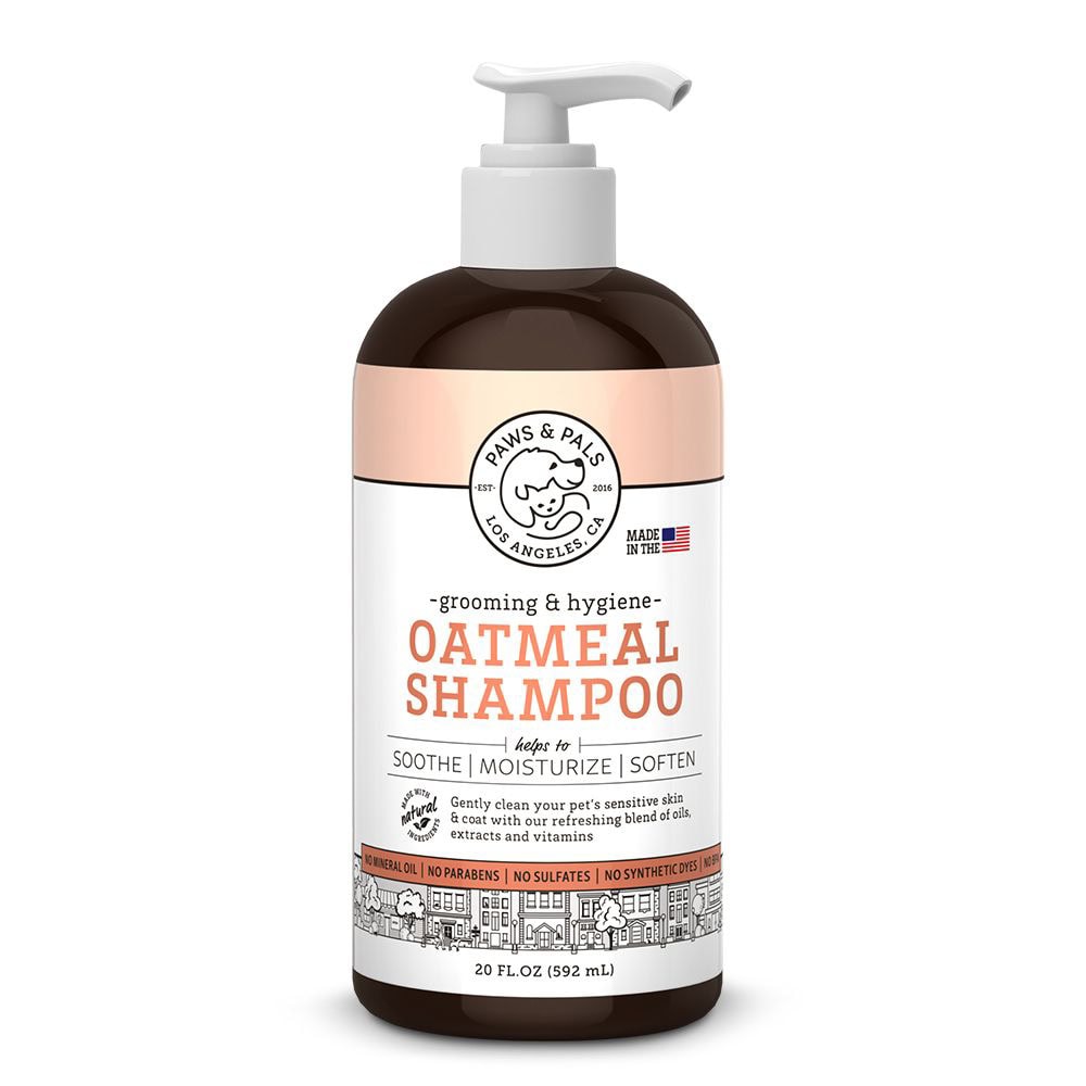 Paws & Pals PTSH-01-16 Natural Oatmeal Dog Shampoo