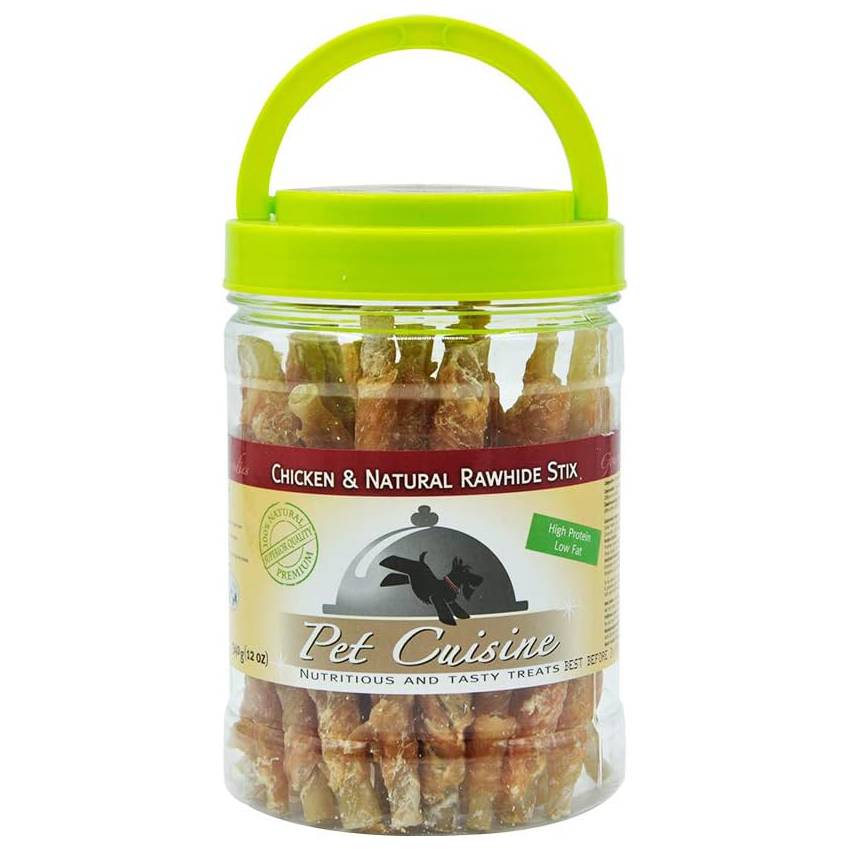 Pet Cuisine Wrapped Rawhide Stix
