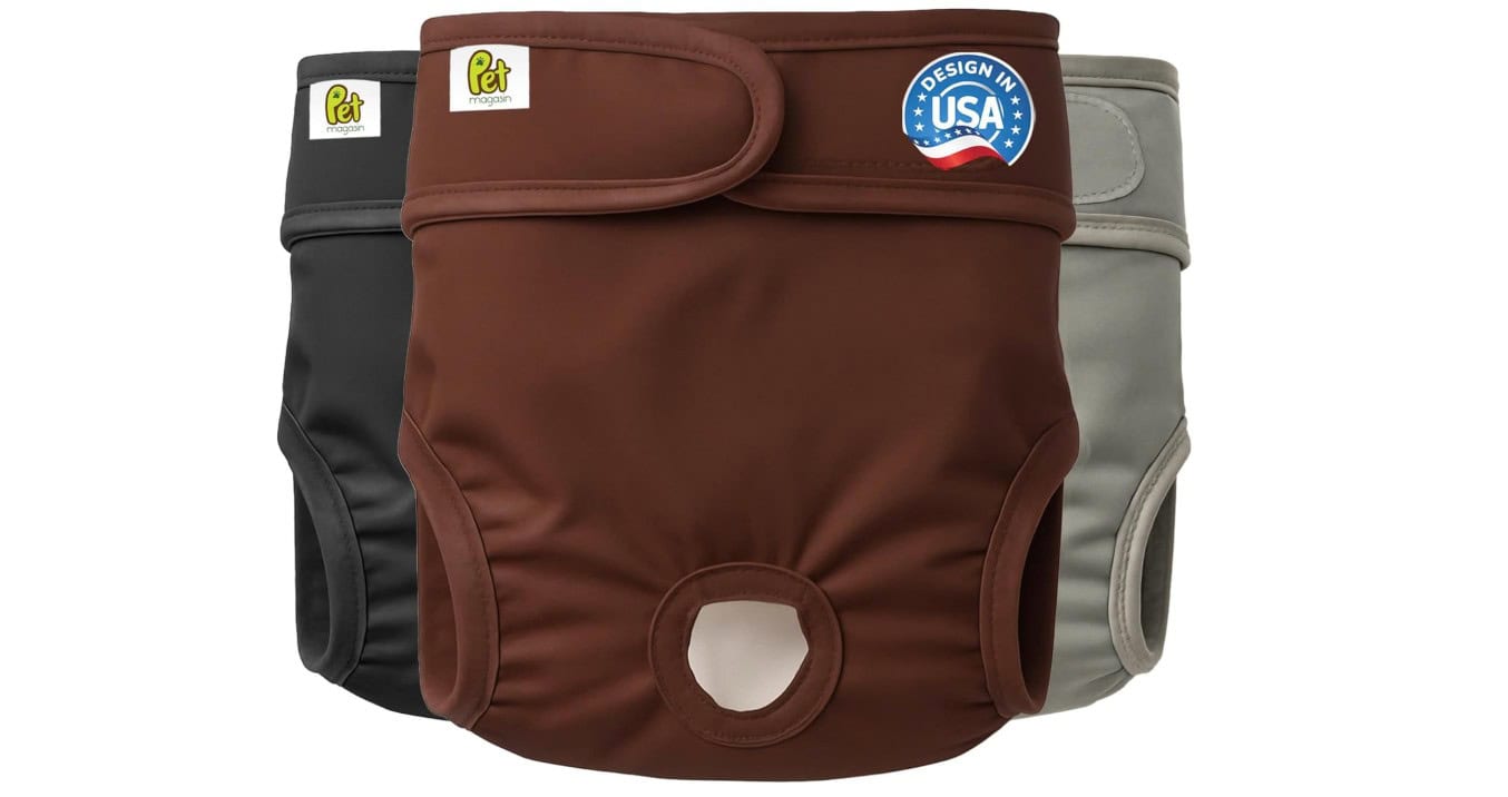 Pet Magasin® Super Absorbent Reusable Dog Diapers for Females 1