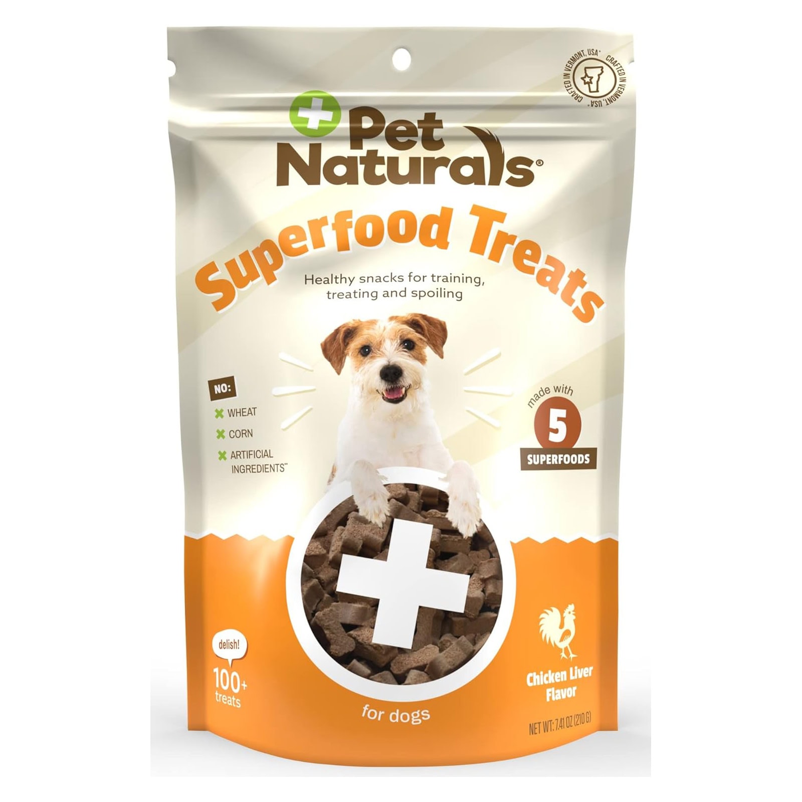 Pet Naturals Superfood Dog Treats with Blueberry and Kale