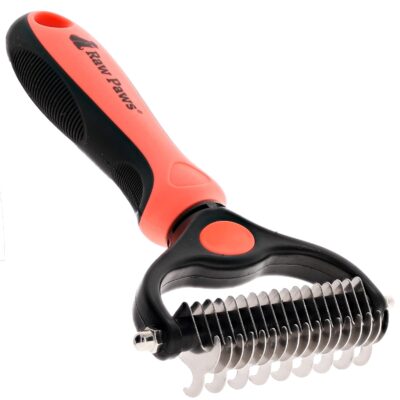 Raw Paws Double-Sided Dematting Dog Comb