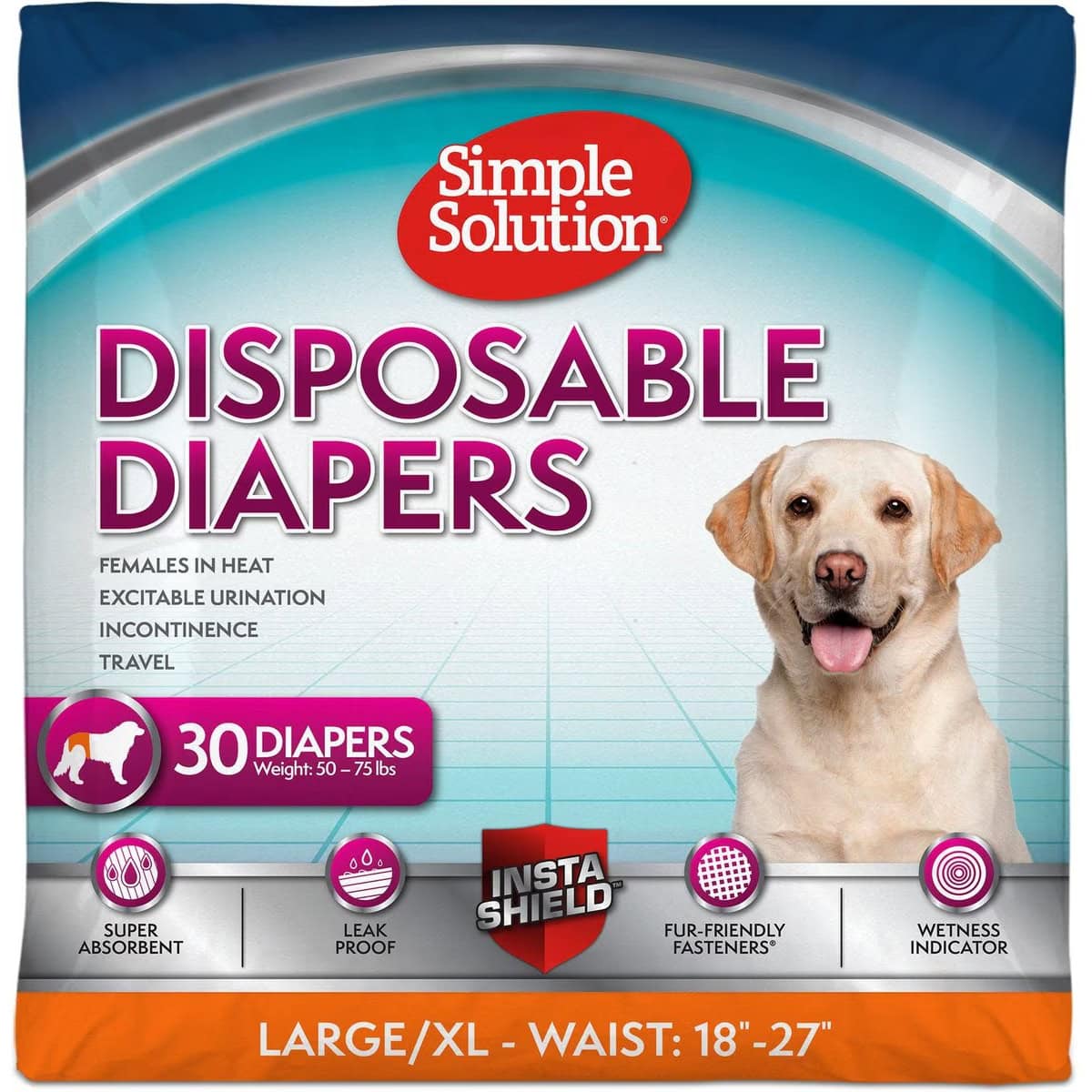 Simple Solution Disposable Female Dog Diapers