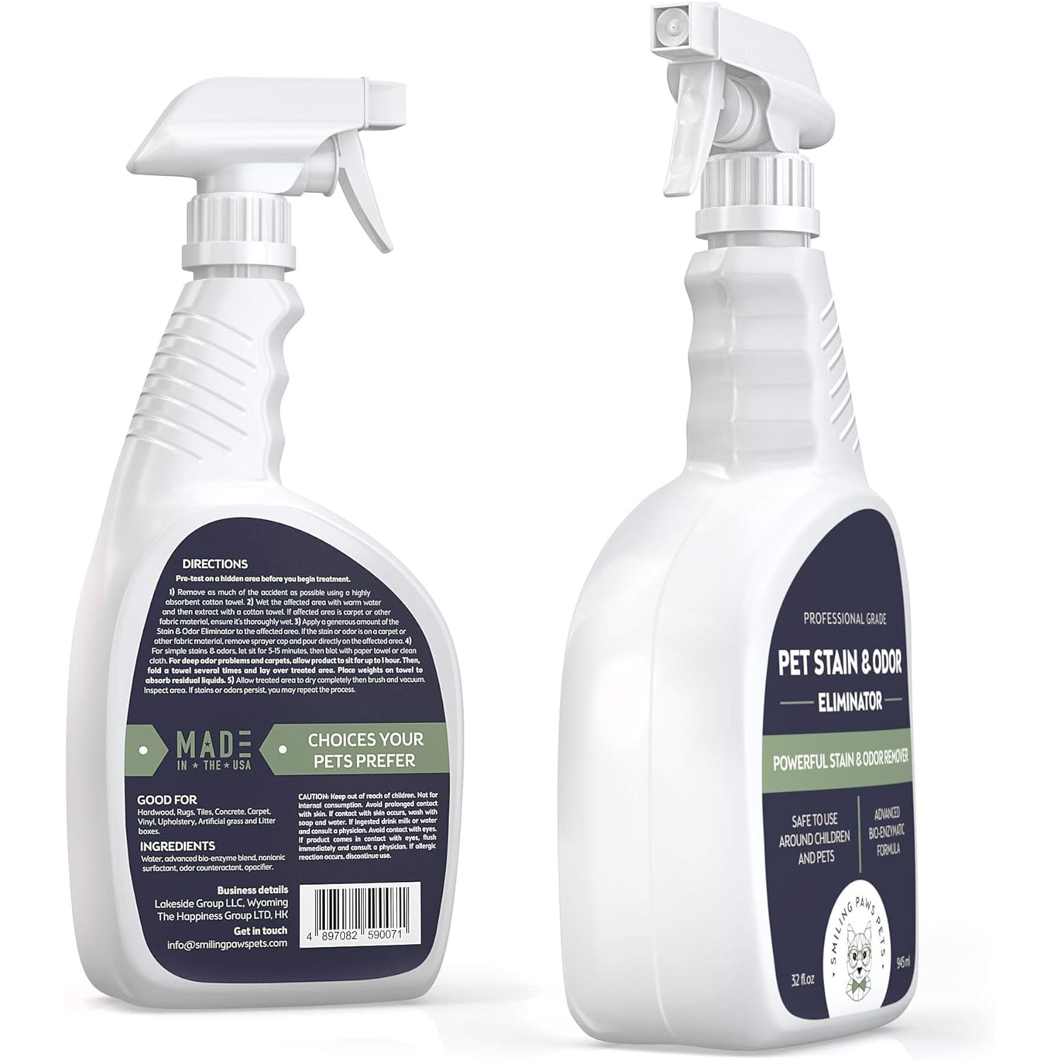 Smiling Paws Pets Odor Remover