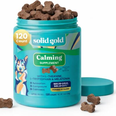 Solid Gold Keep Calm & Wag On