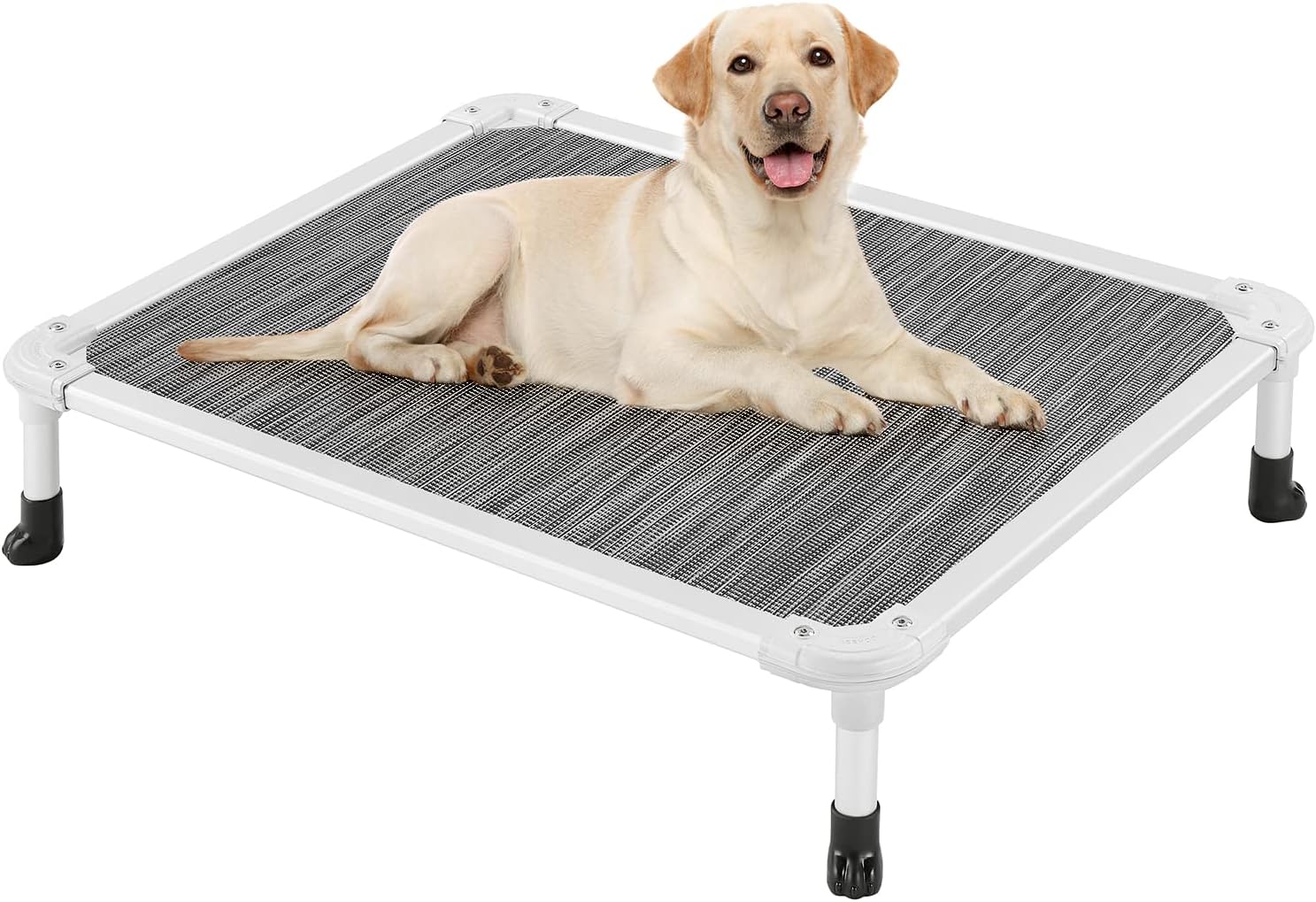 Veehoo Chew-Proof Rustless Aluminum Frame Elevated Dog Bed