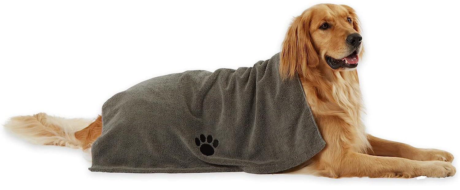 Bone Dry DII Microfiber Dog Bath Towel