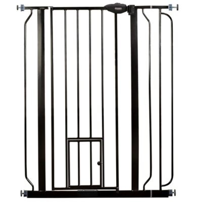 Carlson Pet Products Extra Tall Walk-Thru Dog Gate with Small Pet Door