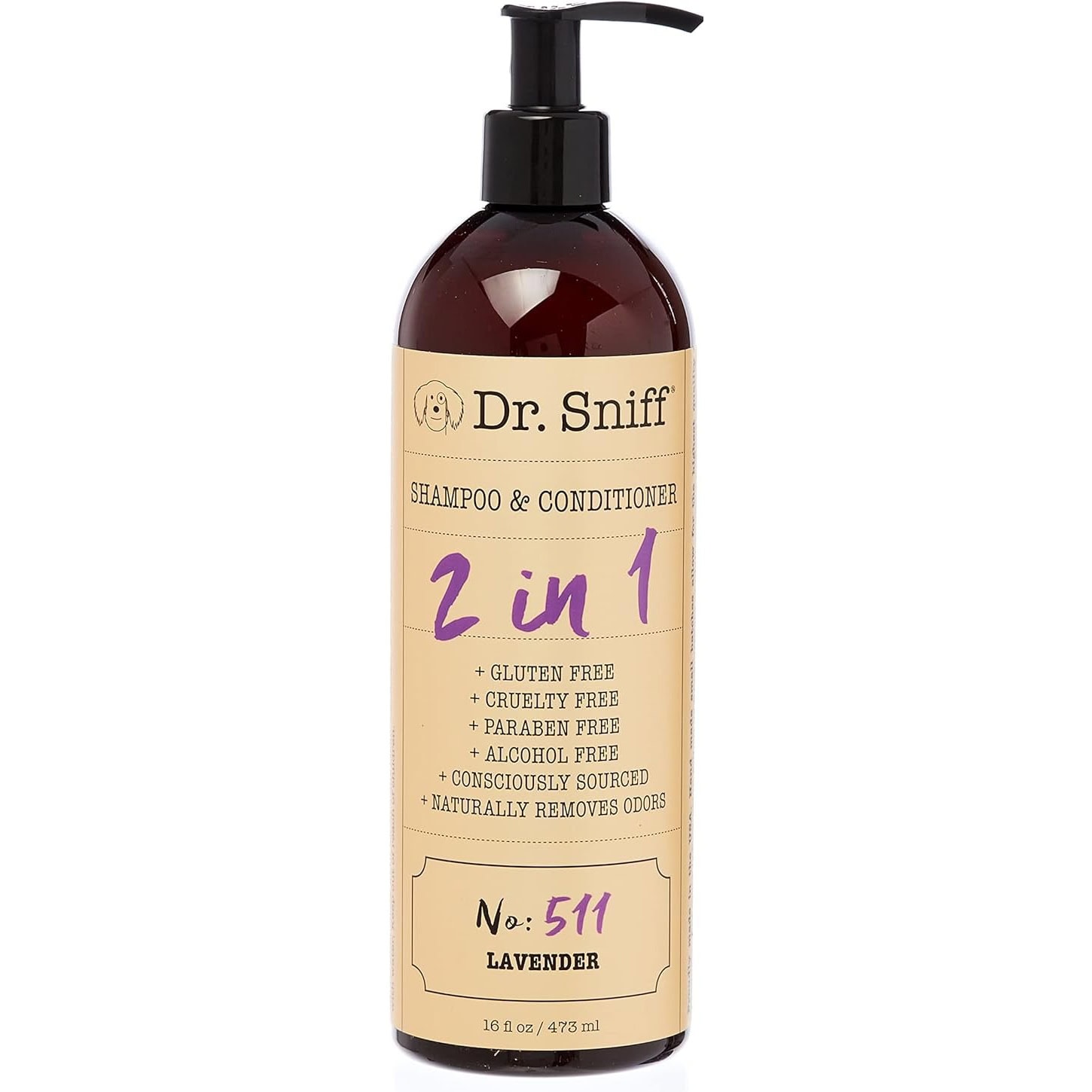Dr Sniff 2-in-1 Dog Shampoo new