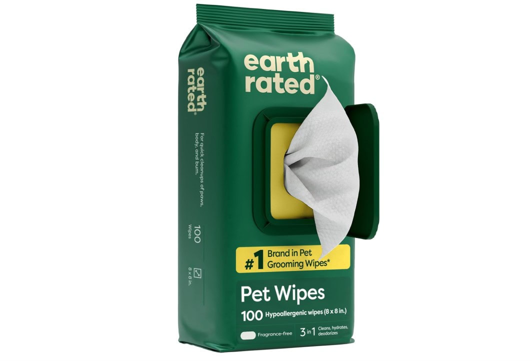 Earth Rated Dog Wipes for Paws & Butt