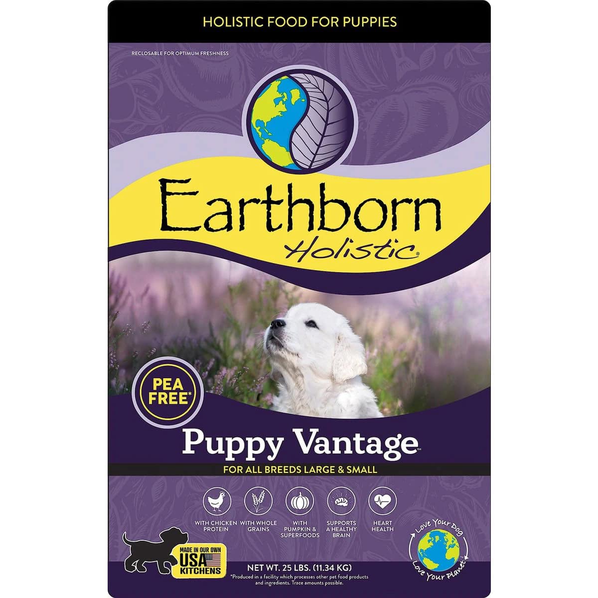 Earthborn Holistic Puppy Vantage Dry Dog Food new