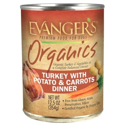 Evanger's Organics Turkey with Potato & Carrots Dinner Grain-Free