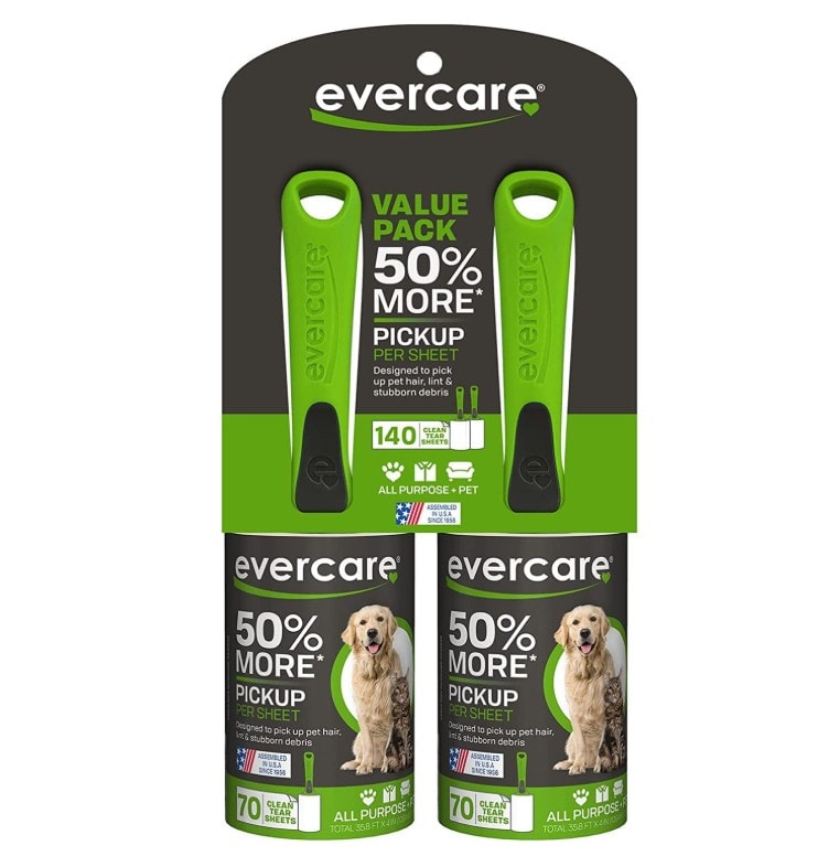 Evercare Pet 70 Layer Lint Roller Twin 