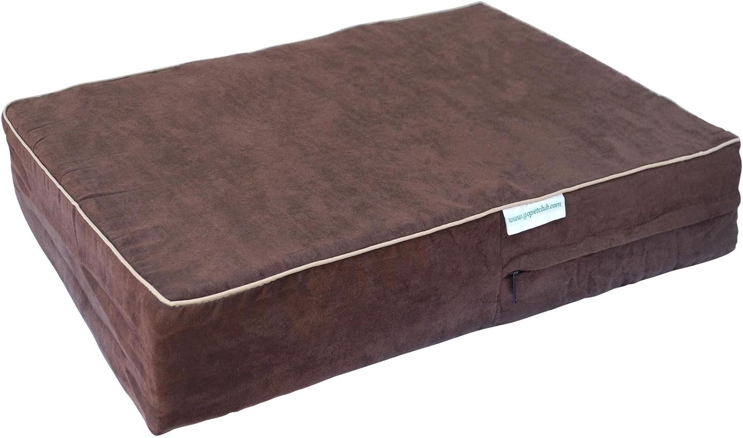 Go Pet Club Solid Memory Foam Orthopedic Pet Bed with Waterproof Cover 