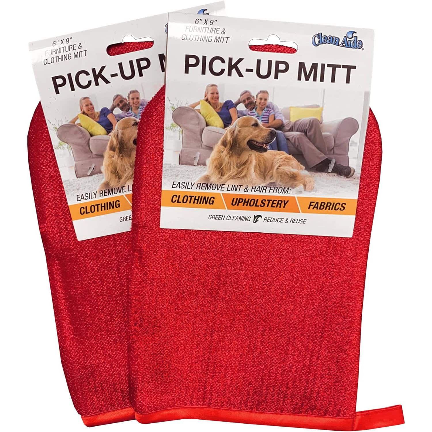 Hair Magnet Pet Fur Removal and Lint Debris Cleanup Pick it up Mitt