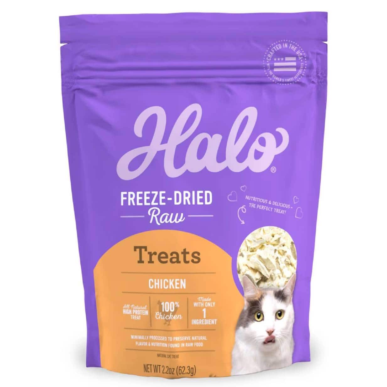Halo Liv-a-Littles Grain-Free Chicken Breast Cat Treats