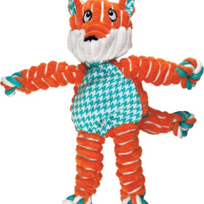 KONG Floppy Knots Fox Dog Toy