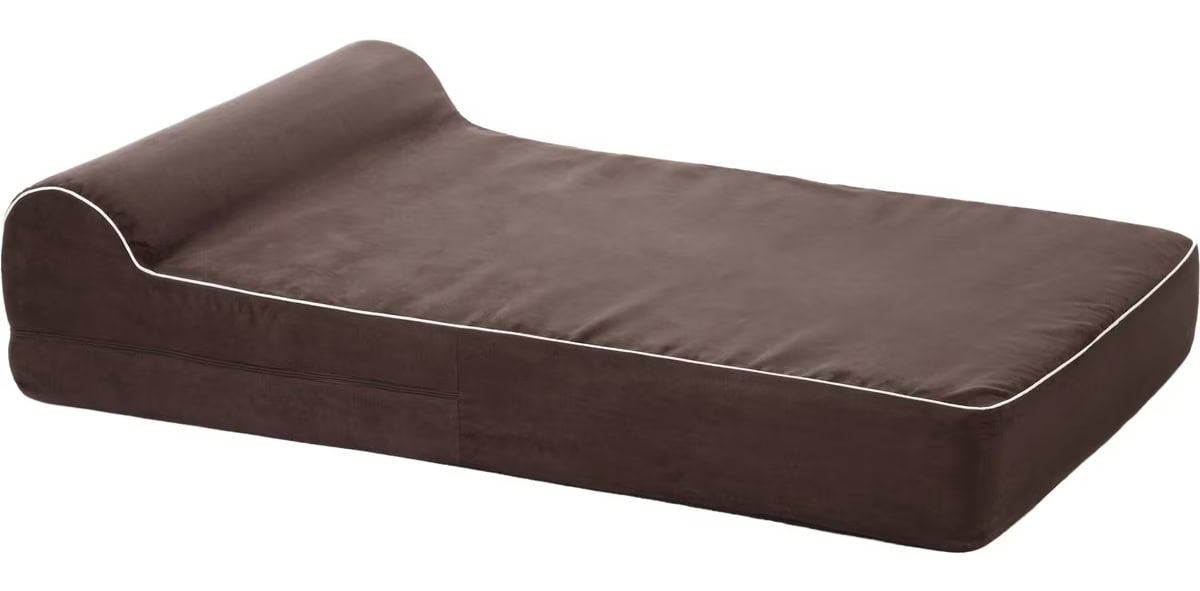 KOPEKS Orthopedic Pillow Dog Bed with Removable Cover 