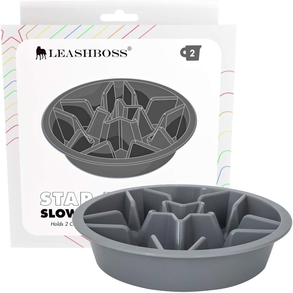 Leashboss Slow Feeder Dog Bowls