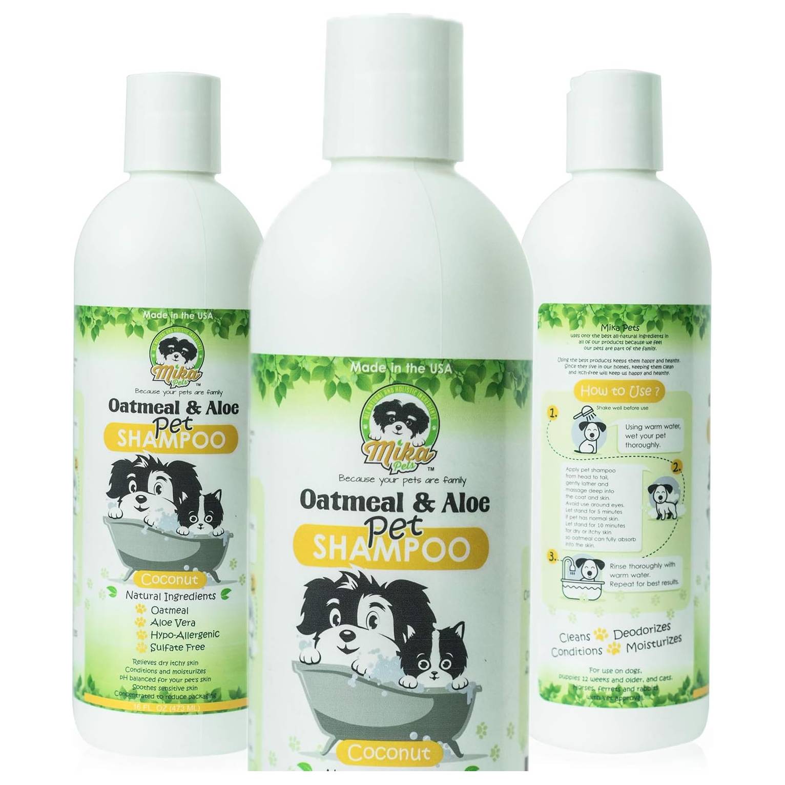 Mika Pets Dog Shampoo