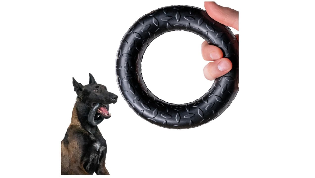 Monster K9 Indestructible Ring Dog Toy Durable for Aggressive Chewers 2 2