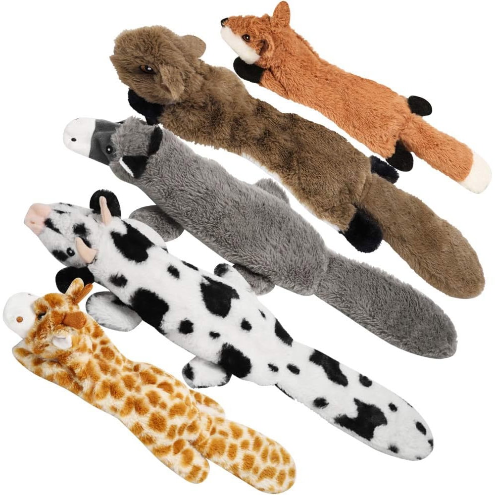 Nocciola Crinkle Dog Squeaky Toys