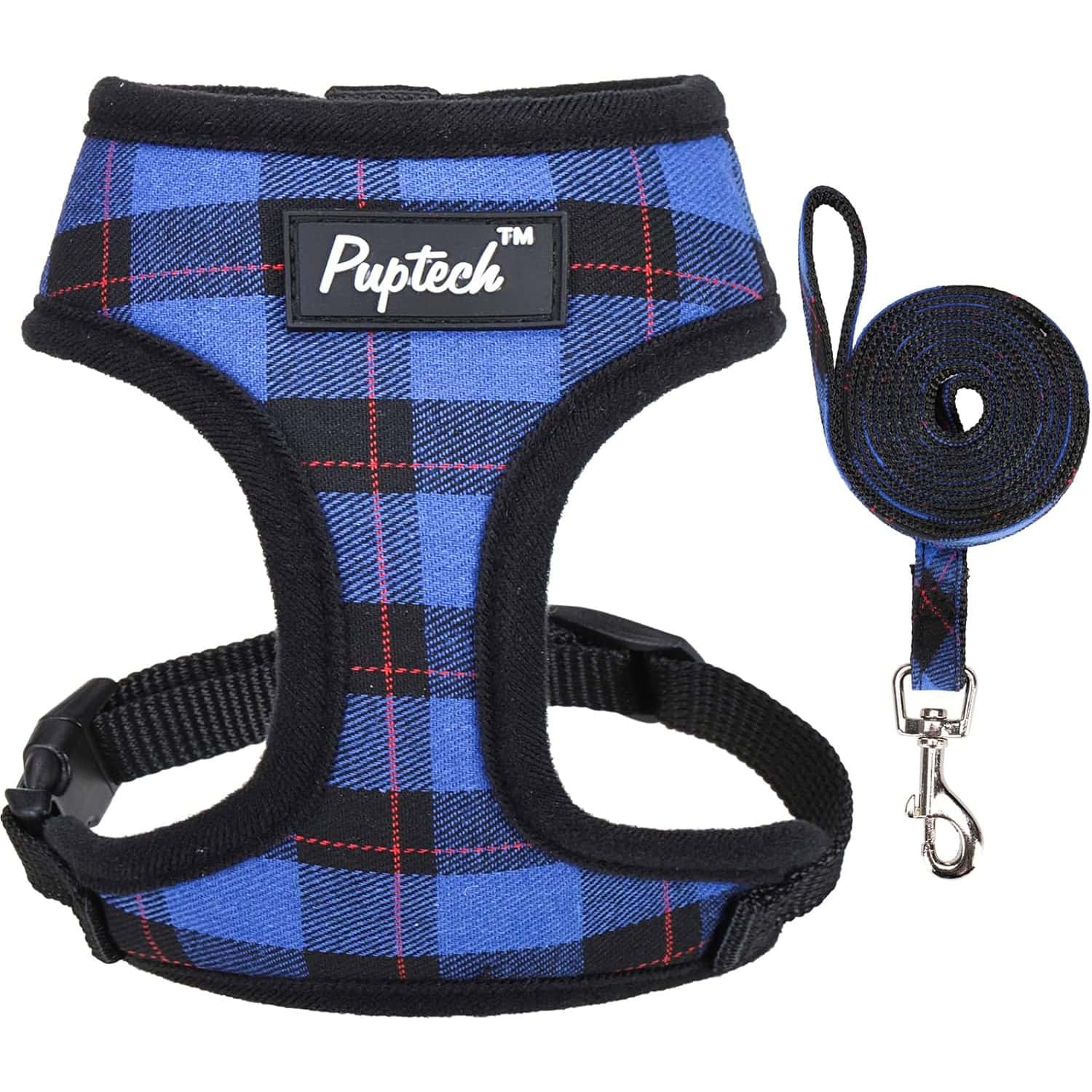 PUPTECK Dog Harness and Leash Set for Small Medium Dogs No Pull 