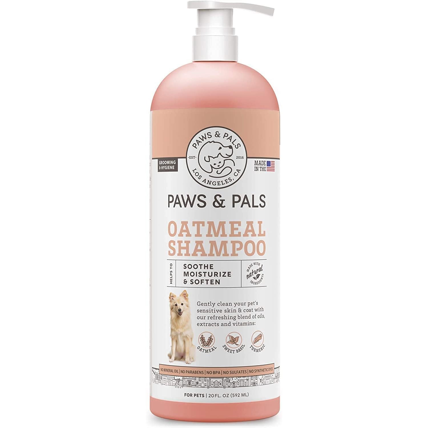 Paws & Pals 5-in-1 Oatmeal Dog Shampoo new