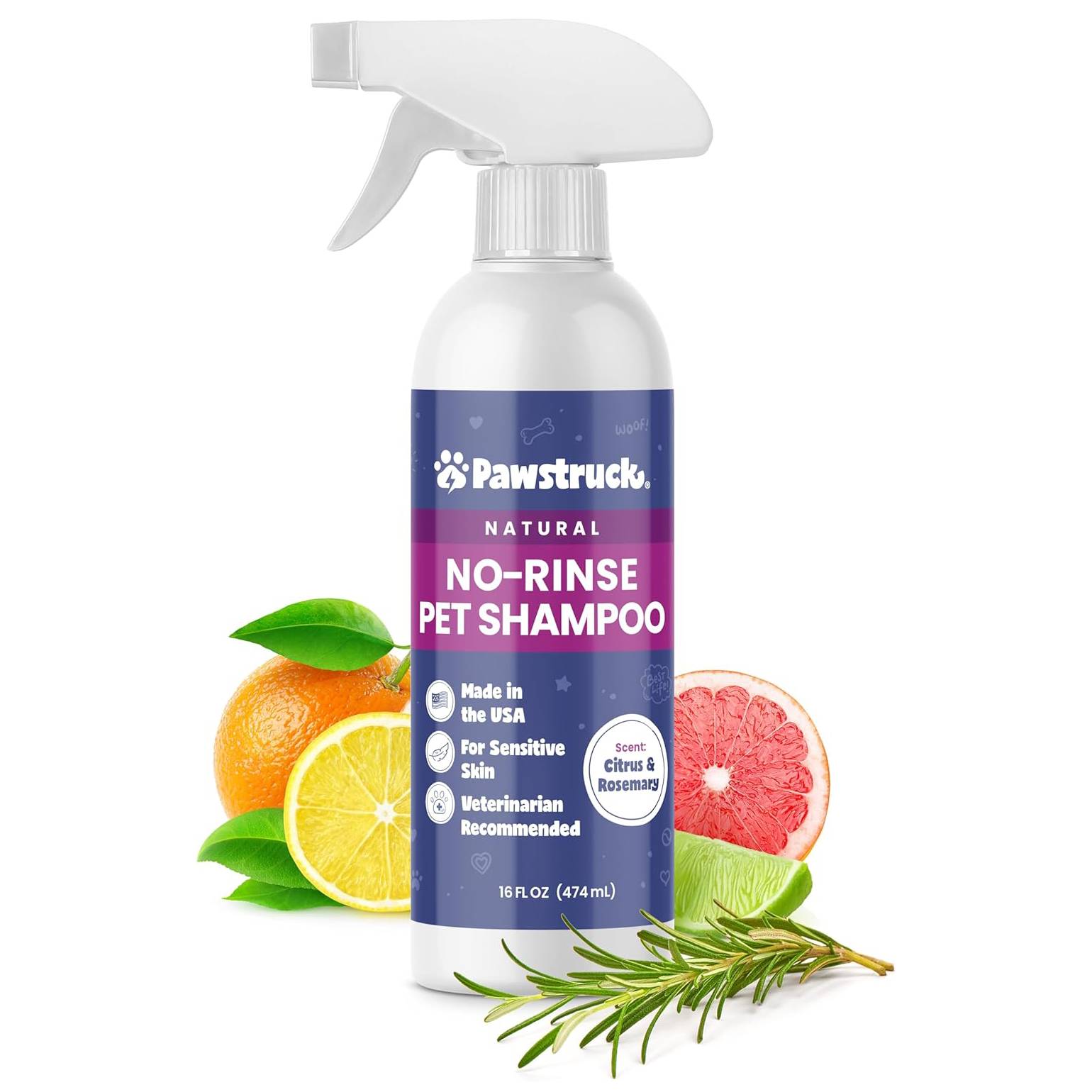 Pawstruck Dry Shampoo for Dogs