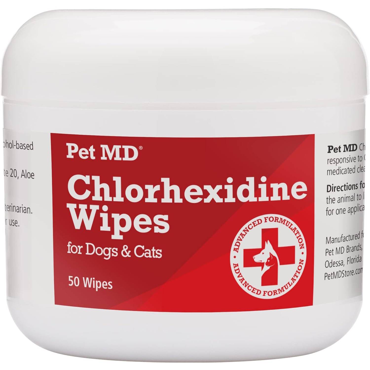 Pet MD Chlorhexidine Wipes