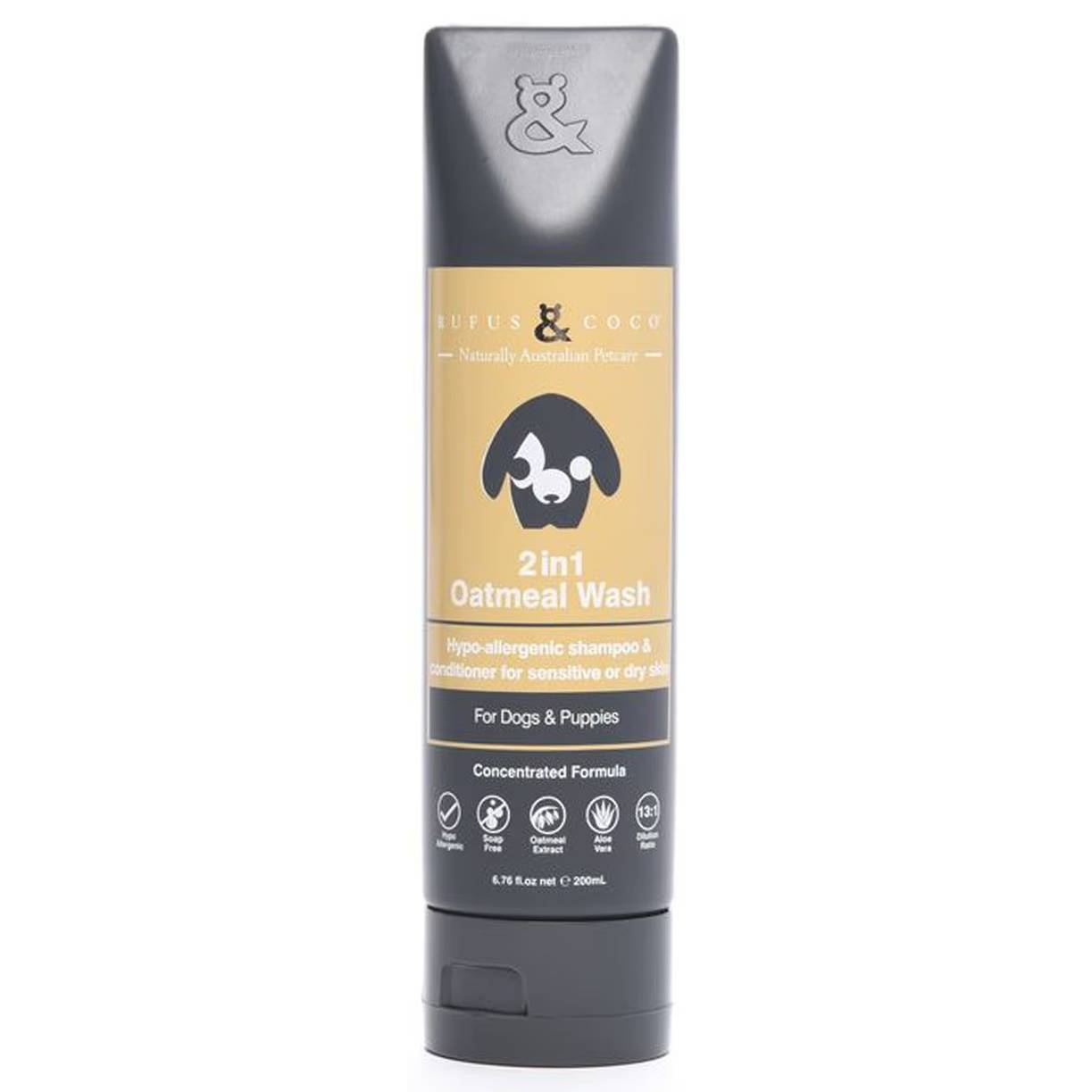 Rufus & Coco Natural Dry Dog Shampoo