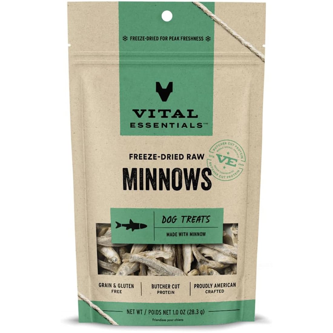 Vital Essentials Freeze Dried Raw Single Ingredient Dog Treats