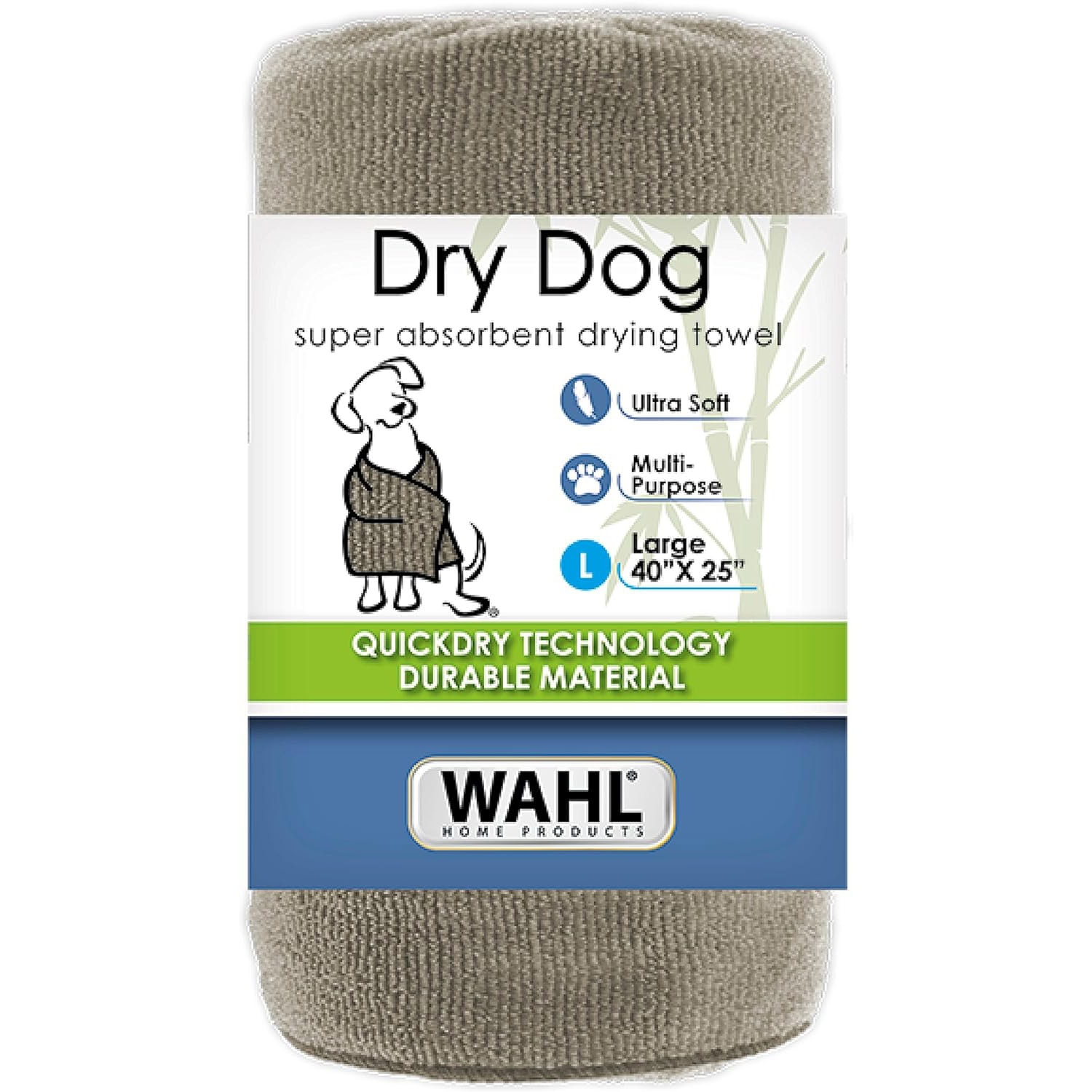 Wahl Ultra Soft and Absorbent Large Dog Drying Towel New
