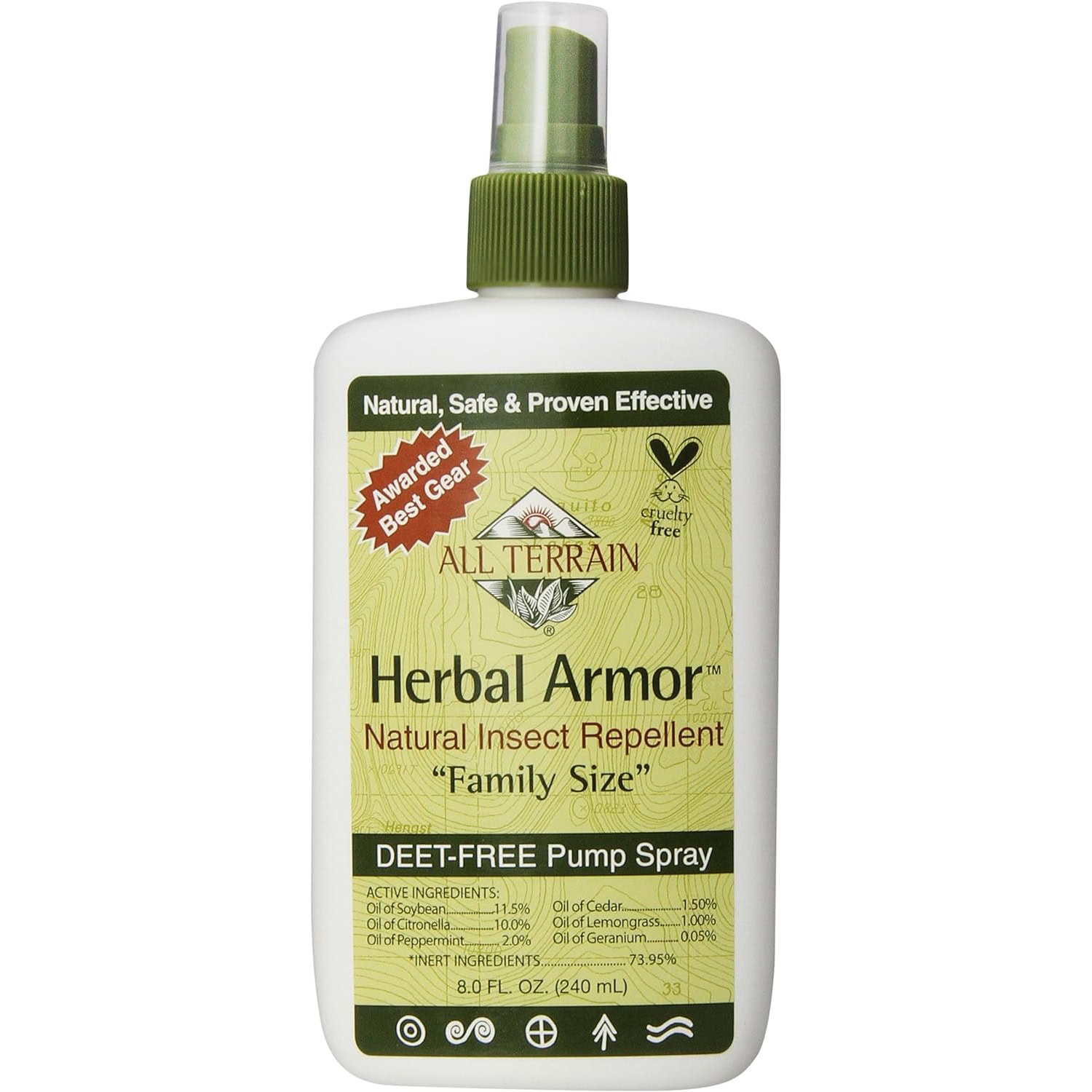 All Terrain Herbal Armor Natural Insect Repellent Family Size