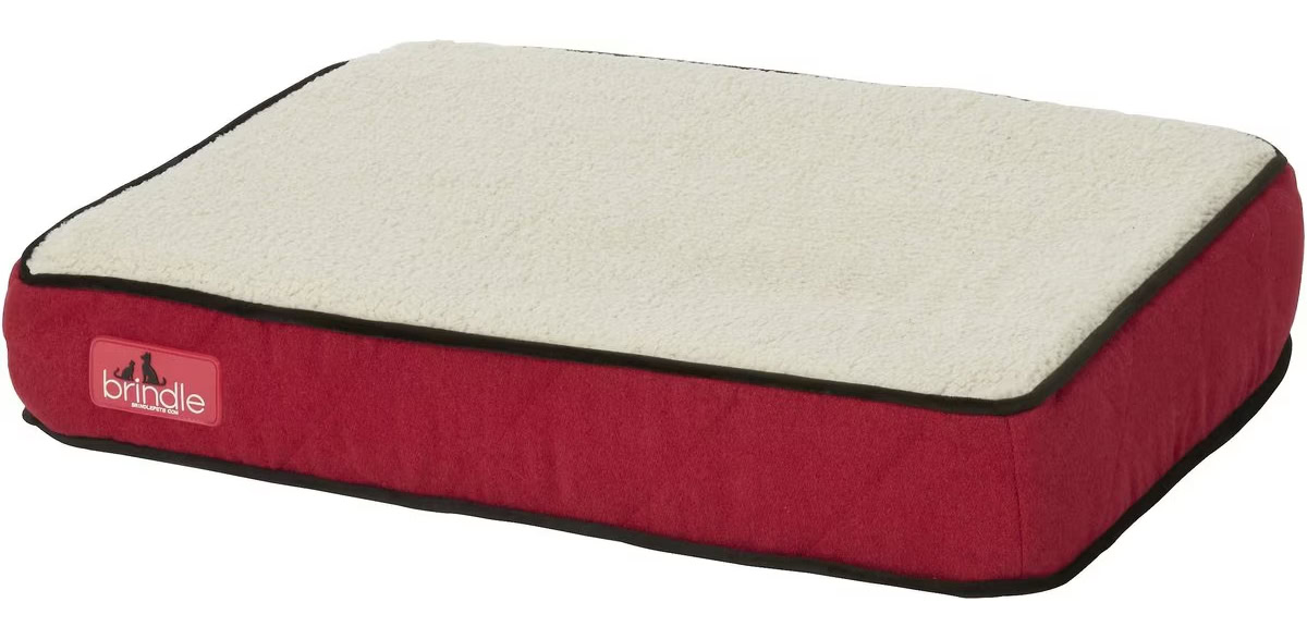 Brindle Waterproof Orthopedic Pillow Cat & Dog Bed with Removable Cover 