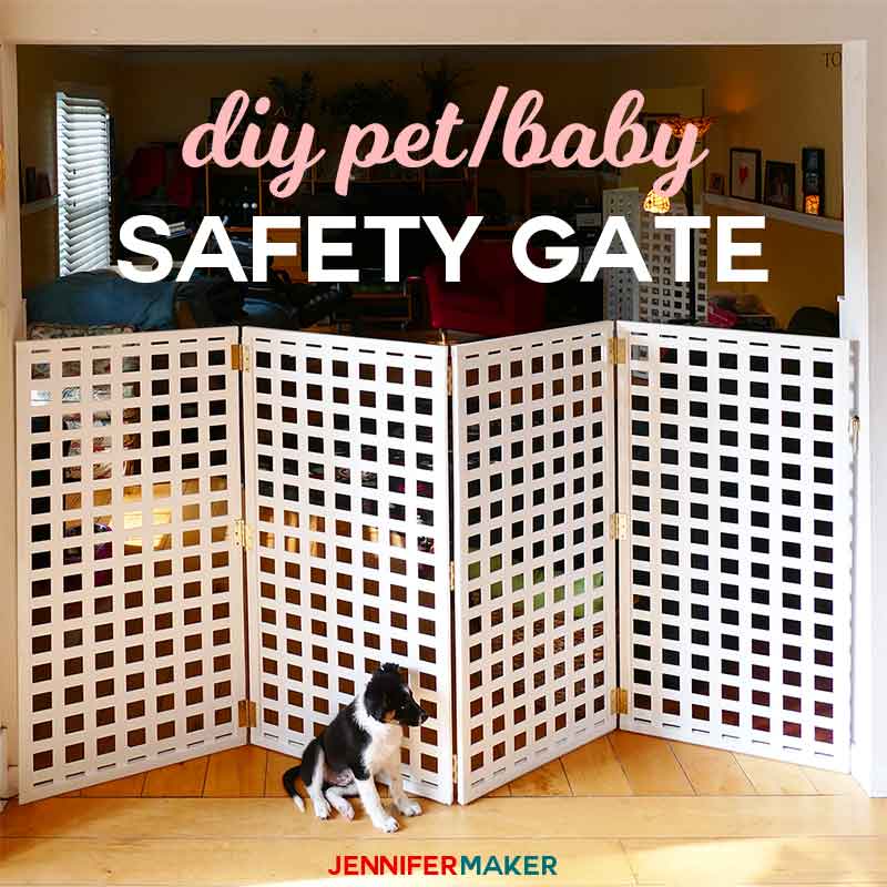 DIY Pet Gate:Baby Gate, by Jennifer Maker